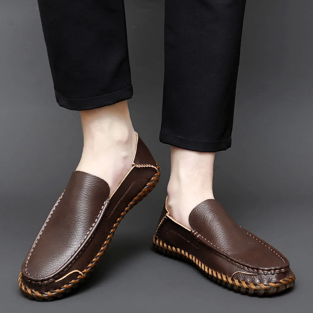 mocassim masculino Marrom Escuro